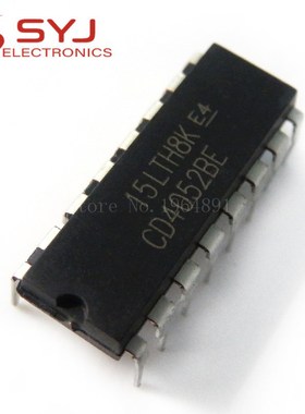 10pcs/lot CD4052BE CD4052 4052BE DIP 16 In Sto