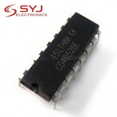 10pcs/lot CD4052BE CD4052 4052BE DIP 16 In Sto
