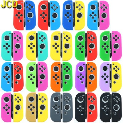 JCD Silicone Anti Slip Skin Case For Switch NS JoyCon Rubbe