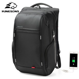 Kingsons 13 Inch External USB Charging Men's Backpack for C