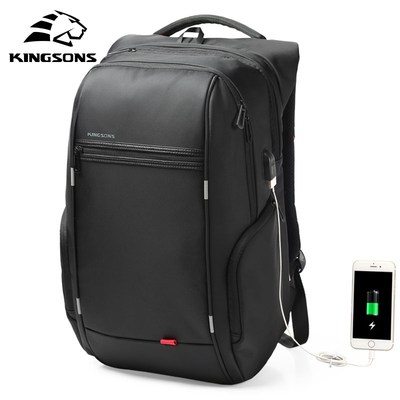 Kingsons 13 Inch External USB Charging Men's Backpack for C