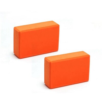 2PCS EVA Yoga Block Foam Brick Stretching Aid Gym Pilates  E