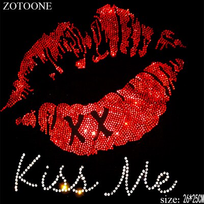 ZOTOONE Hotfix Rhinestone Applique for Clothes Decoration Re