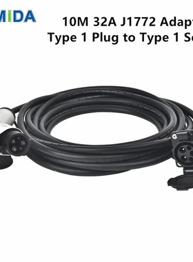 DUOSIDA EV Adapter 5M 10M 32Amp EVSE J1772 Plug EV Charger