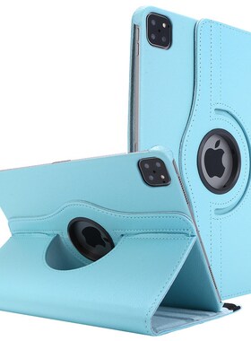 For iPad Air4 10.9 Lychee Pattern Rotating Stand Tablet Cas