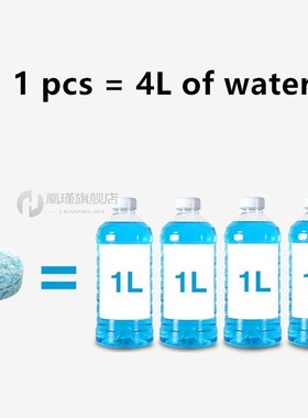 10x Car Window Soild Glass Cleaner for Peugeot 307 308 407 2