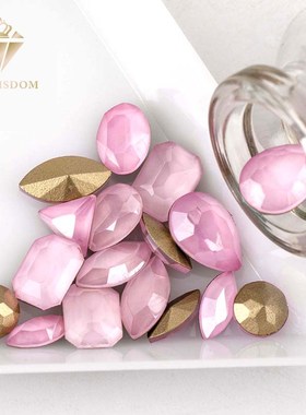 New prouduct 50pcs/pack  pointback nail drill Light Rose Red