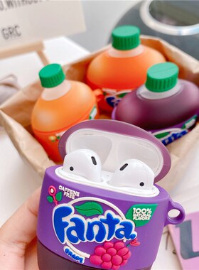 Cute Drink Bottle Cases For Wireless Earphone Apple Airpods