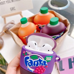 Cute Drink Bottle Cases For Wireless Earphone Apple Airpods