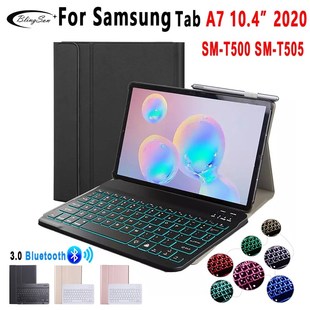Bluetooth keyboard Magnetic Case For Samsung Galaxy Tab A7