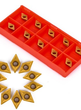 10Pcs DCMT070204 YBC251 Carbide Inserts 7 x 7 x 2mm  Lathe T