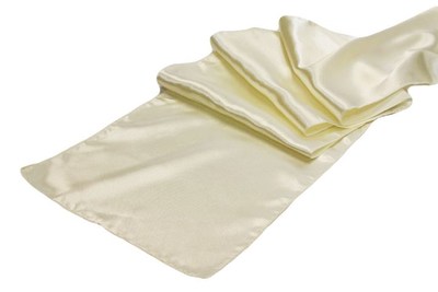 Sky Blue Satin Table Runner Centerpieces  Weddings Events Ba