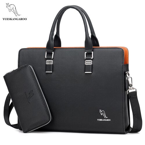 YUESKANGAROO Brand Men's Business Messenger Bags Handbag Me