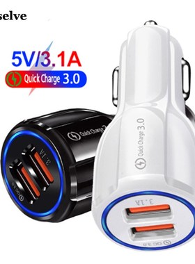 Oppselve Quick Charge QC 3.0 USB Charger 2 Port Dual Car Ch