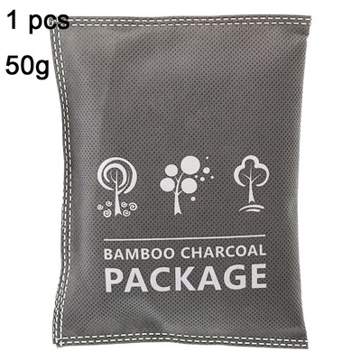 1/2Pcs/pack Bamboo Charcoal Bag Smelly Removing Activated Ca