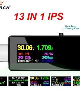 12/13 in 1 usb tester dc power meter digital voltmeter volti