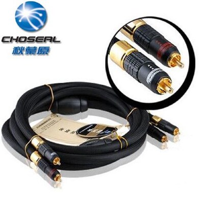 High end Choseal AA 5401 HI FI Auido line AV cable,2RCA mal