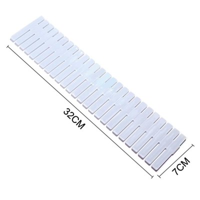 32.4*7cm Plastic Drawer Divider DIY Household Storage Partit