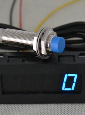 New Blue LED Tachometer RPM Speed Meter + Proximity Switch