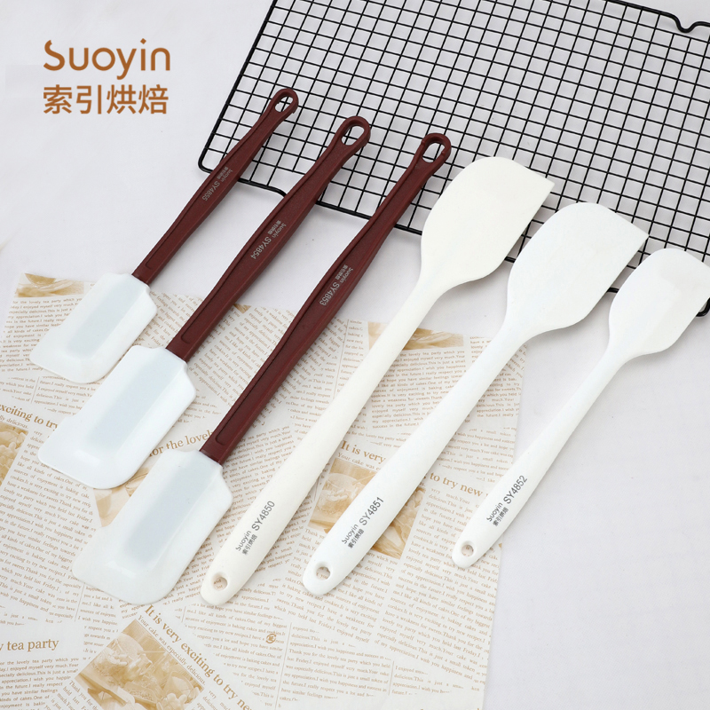 索引烘焙硅胶刮刀面糊奶油搅拌刀