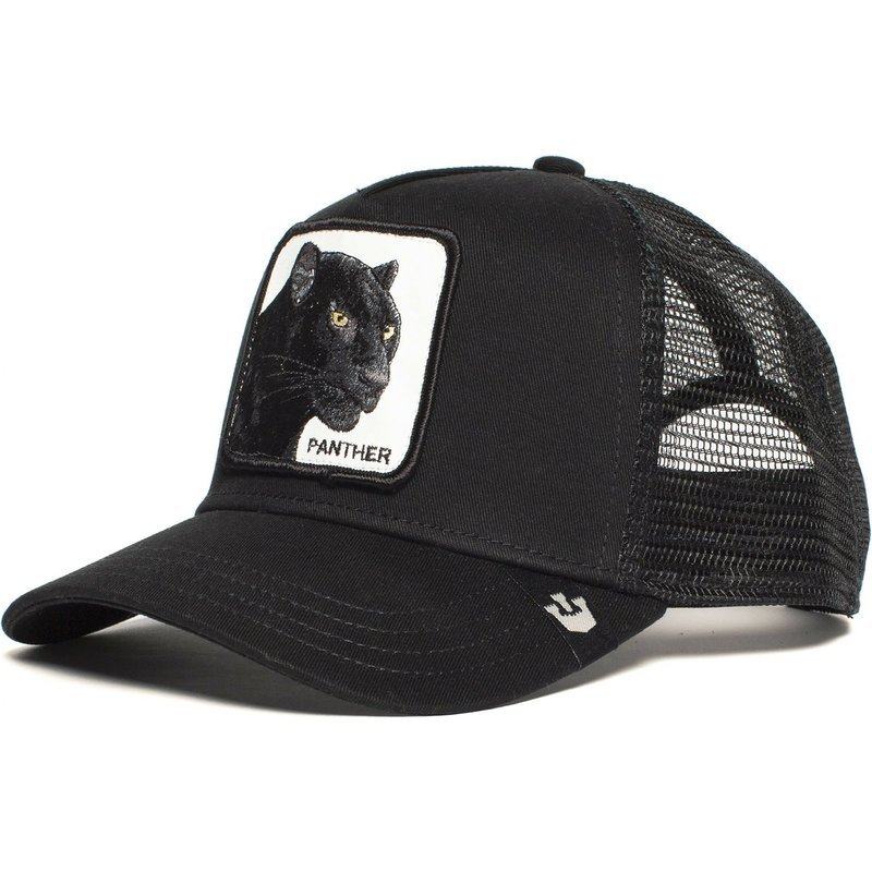 High Quality Animal Embroider Baseball Cap Sunshade Breathable Black Panther Net Cap Unisex ins Style Summer hip hop Cap