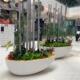 户外玻璃钢树池异形公园景观休闲椅商场美陈花钵售楼部种植大花坛