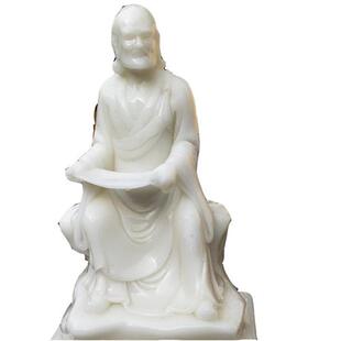 十八罗汉佛像降龙罗汉汉白玉仿古石雕工艺品寺庙供奉佛像摆件