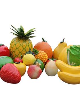 田园农场仿真水果蔬菜大摆件乡村助农南瓜草莓玉米玻璃钢雕塑装饰