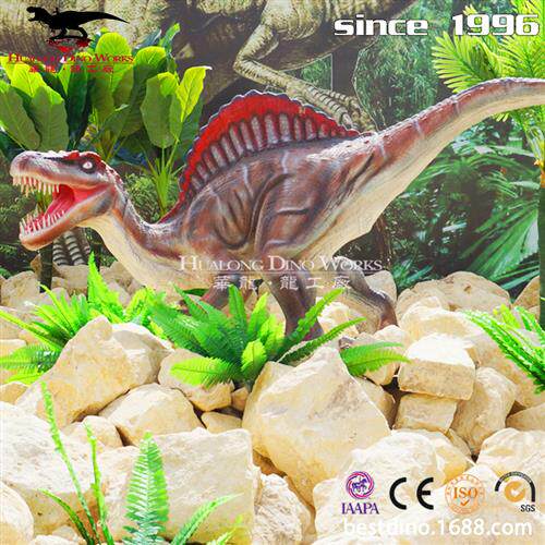 玻璃钢恐龙仿真树脂棘龙景区游乐园公园展览文旅产业生产厂家.