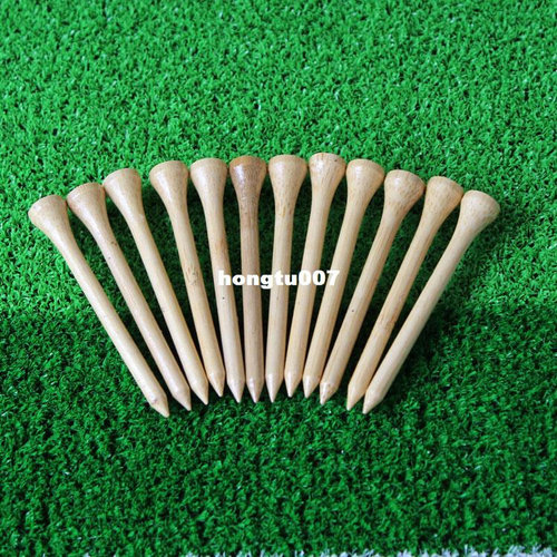 极速2019 New Hot Sale bamboo golf tee 70mm 500Pcs/pack Golf