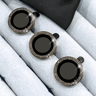 17闪钻分体镜头膜14pro适用苹果13promax后置手机摄像头保护iPhone12防摔16高清p网红钢化玻璃11单个镜头贴15