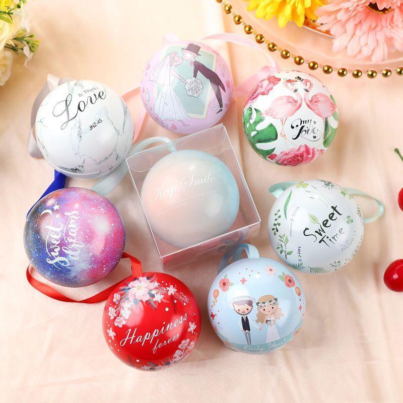 2025创意礼品盒喜糖盒结婚新款铁球形礼物盒包装盒精灵球礼盒