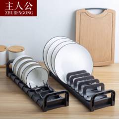 厨房收纳铝合金沥水碗碟架可调节拆卸抽屉橱柜碗盘架内置可定制
