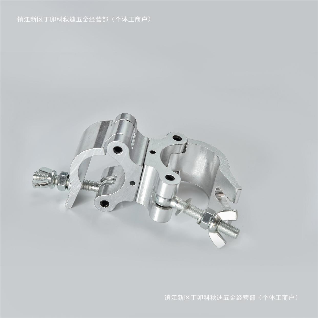 铝合金十字固定夹快拆锁扣脚手架钢管卡扣圆管连接件灯钩旋转管夹