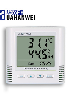 华汉维温湿度变送器RS485工业高精度控制modbus rtu温湿度传感器