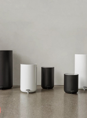 极简脚踏式家用垃圾桶