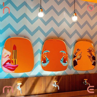 金框镜子全身镜明星同款