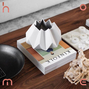 ho+me现货 丹麦Audo Cph Folded北欧简约摺纸花瓶/花器