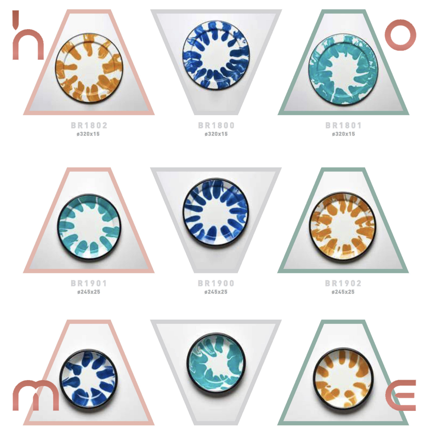 现货土耳其搪瓷点心碟烤盘