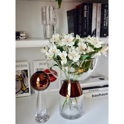 ho+me现货 英国Tom Dixon TANK红铜霓影奢华花瓶样板房摆设