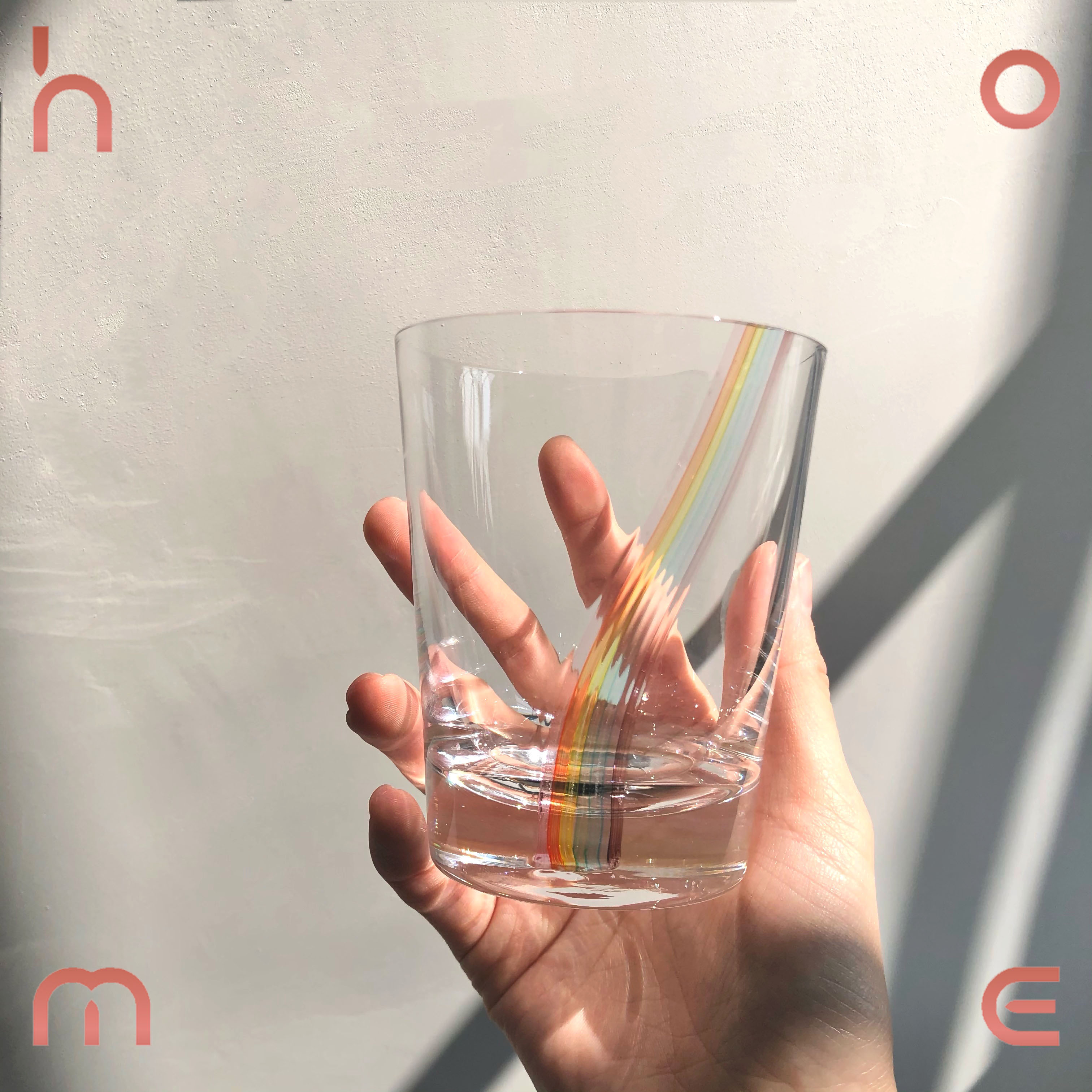 日本制鸢尾彩虹纯手工冷水杯