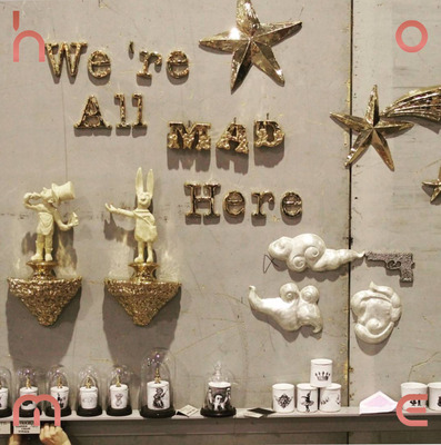 现货德国keramik镀金字母装饰