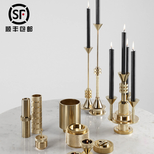 Dixon Cog Brass 铝制烛台 英国Tom 黄铜绝版 摆件 me現貨