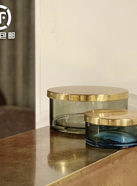 ho+me现货 丹麦AYTM TOTA手工黃銅玻璃收納盒 装饰礼品 多选