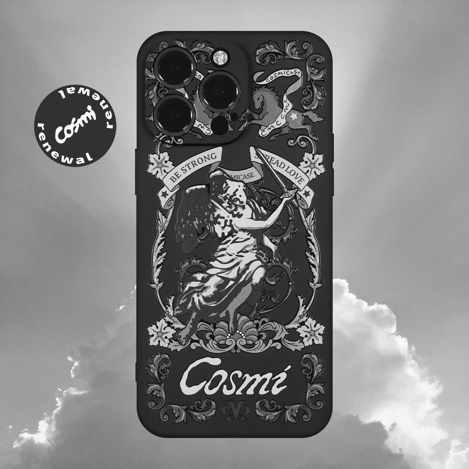 原创设计勇气女神艺术手机壳