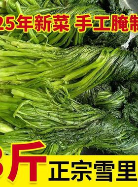 东北雪里蕻3斤农家大缸腌制咸菜酱菜下饭菜绿色雪菜雪里红