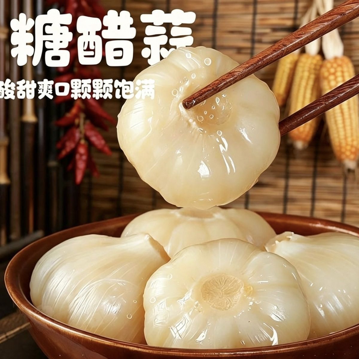 特价5斤新蒜糖醋糖蒜正宗大头厂家直销蒜头咸菜大蒜酱菜泡菜批发
