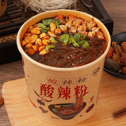 重庆酸辣粉泡面整箱批发方便面宿舍速食桶装食品