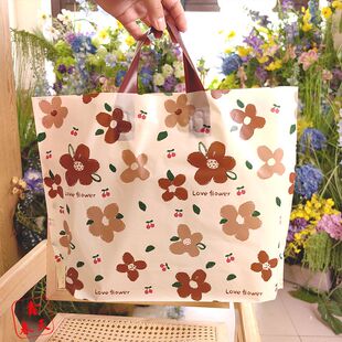 服装店手提袋定制logo塑料礼品袋包装袋购物袋女童装胶袋定做批发