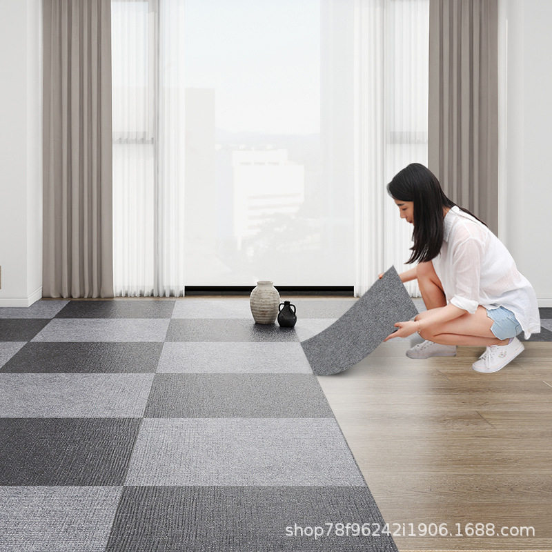 方块拼接自粘地毯客厅耐脏易打理办公室大面积满铺写字楼商用地垫,居家布艺,商业地毯地垫,淘宝优惠券,粉丝福利购,淘宝优惠卷